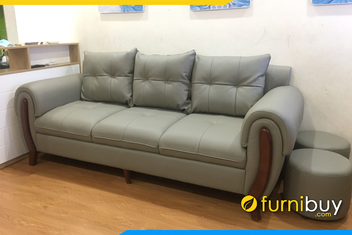 sofa vang 3 cho ngoi tay tua op go