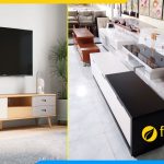 Xưởng đóng kệ tivi Đan Phượng giá rẻ theo yêu cầu