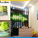 Tranh spa hoa lan truc nuoc thu gian cho spa