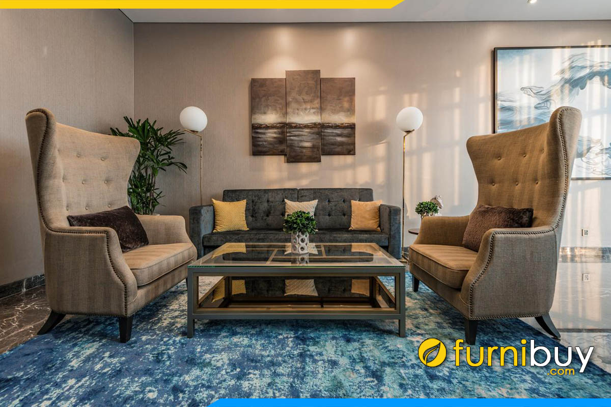 bo ban ghe sofa ni min mau nau ke shop quan ao thoi trang