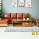 các kích thước sofa gỗ chữ L phổ thông là bao nhiêu