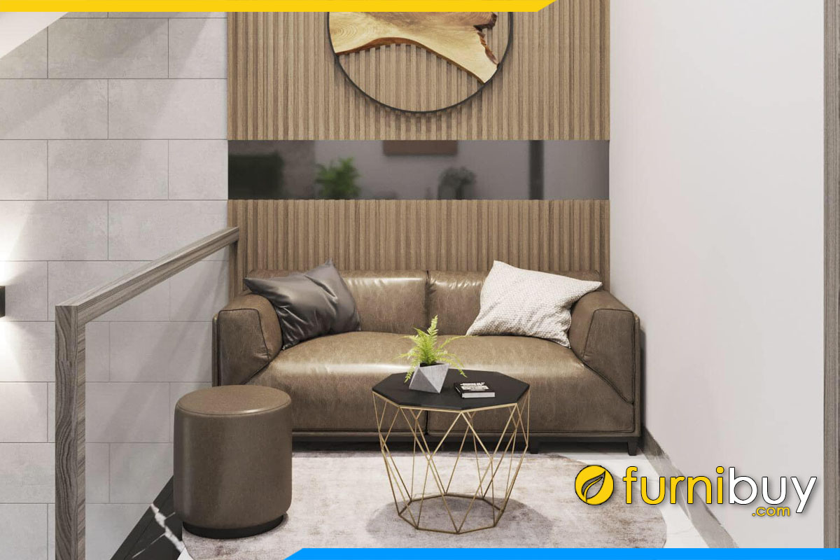 chiec sofa da mini nho gon dem mut day mau nau tay
