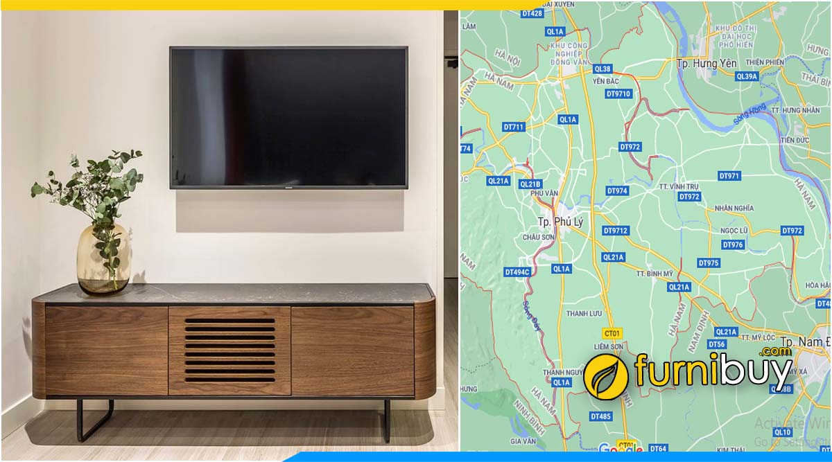 Furnibuy gợi ý mua kệ tivi tại Hà Nam
