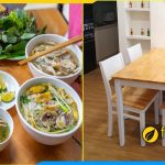 Furnibuy tư vấn chọn bàn ăn 4 ghế cho quán phở bò phở gà