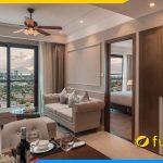 ghe sofa ni 1m8 dang vang 2 cho ngoi phong cach tan co dien