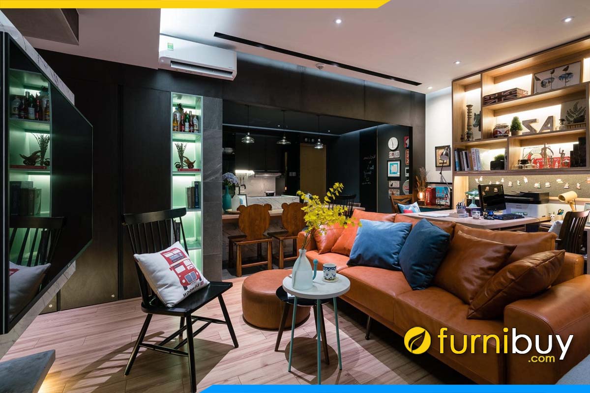 kinh nghiem mua sofa da cho phong khach co nhieu do dac