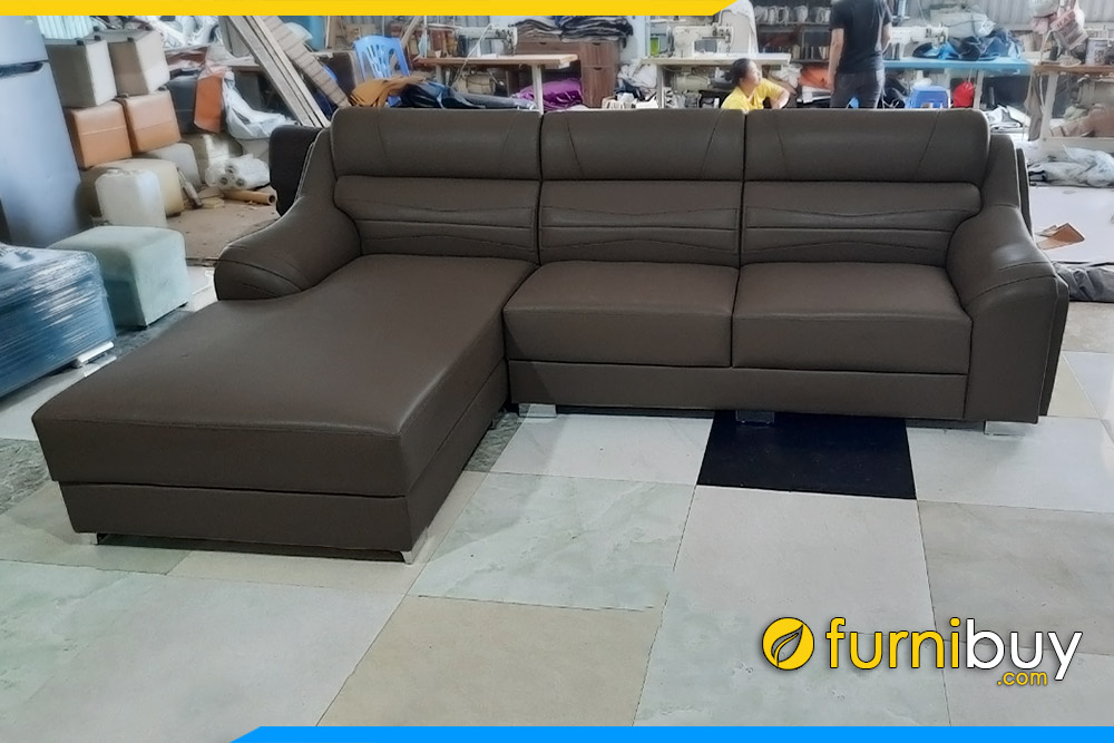 Làm theo yêu cầu sofa chữ L phòng khách đẹp Furnibuy