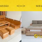 so sánh sofa gỗ xoan đào và sofa gỗ sồi chi tiết nhất