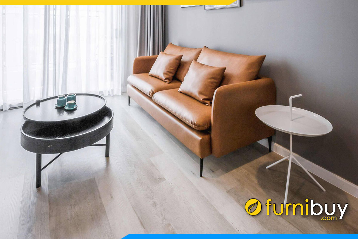 sofa da 1m2 mau den tay vin mong chan de cao