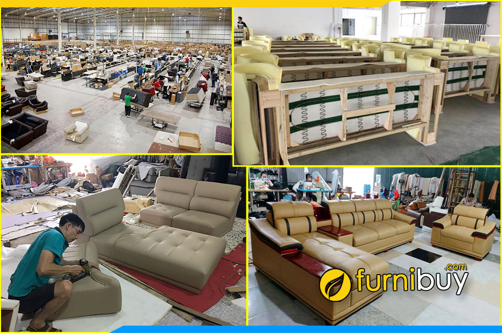 Xưởng sản xuất sofa giá rẻ Furnibuy Hà Nội rộng 1000m2