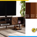 Furnibuy giới thiệu các mẫu kệ tivi màu nâu gỗ công nghiệp đẹp chọn lọc