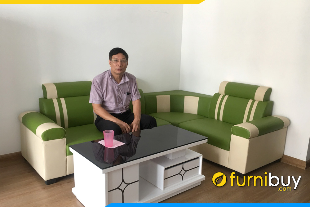 Hình ảnh Mẫu ghế sofa văn phòng giá rẻ 2 triệu nhỏ đẹp