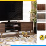 hình ảnh mẫu kệ tivi gỗ cn màu óc chó đẹp được ưa chuộng
