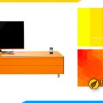Kệ tivi gỗ công nghiệp màu cam nên mua không? Tư vấn bởi furnibuy