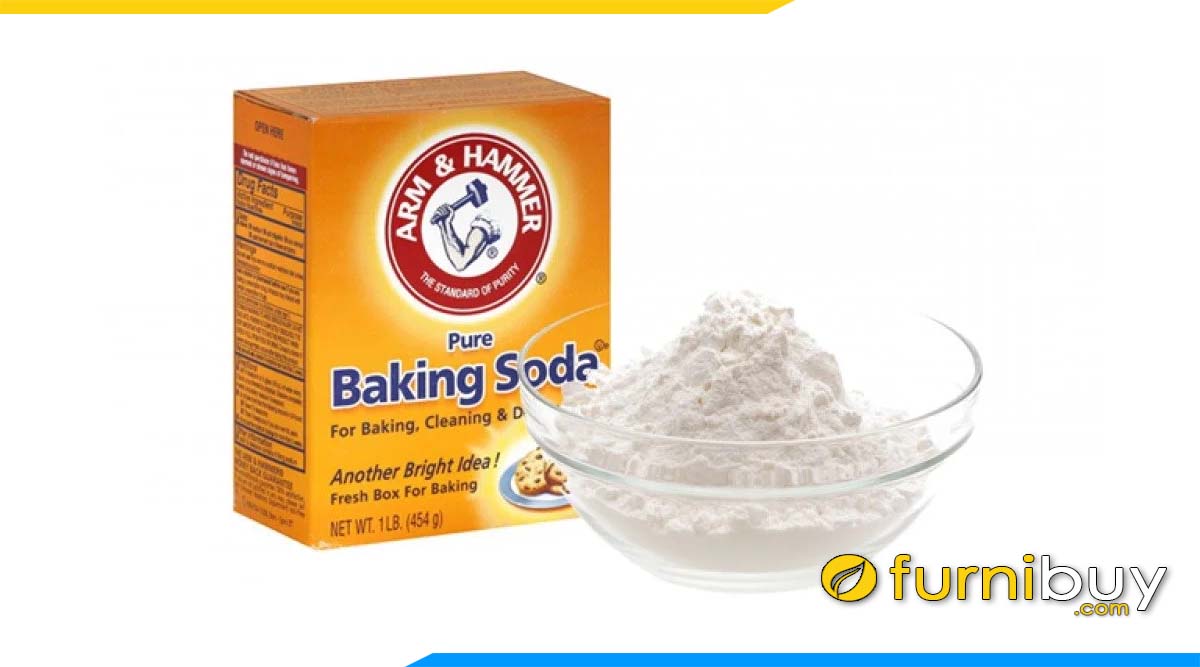 su dung baking soda de xu ly sofa da co mui hoi