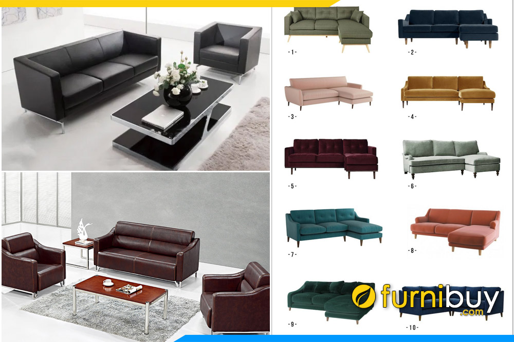 Furnibuy tư vấn chọn màu sắc ghế sofa văn phòng phù hợp