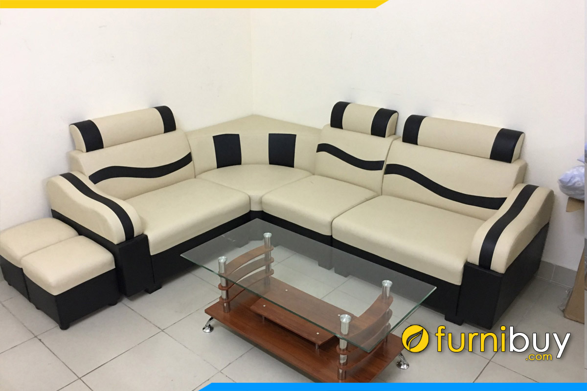 ghe sofa goc gia re duoi 3 trieu ke phong khach dep mau kem sua