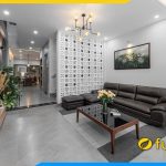 ghe sofa phong khach chu l boc da mau den cao cap