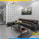 ghe sofa phong khach gia duoi 15 trieu dang goc chu l boc da mau den