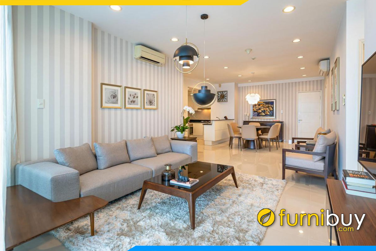 ghe sofa vang phong khach kich thuoc lon boc ni kieu dang hien dai