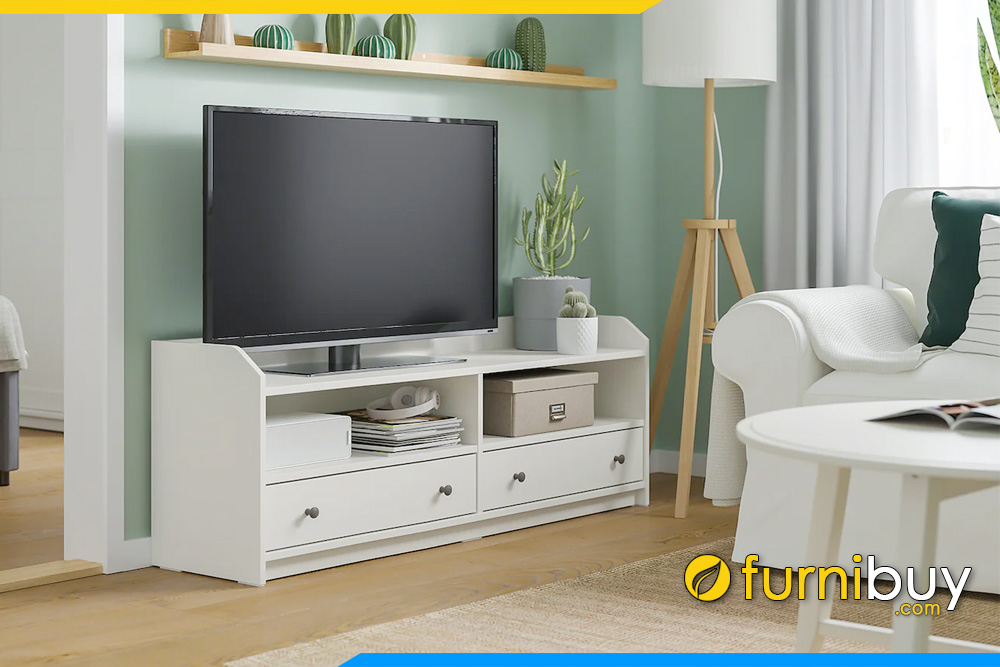 Ảnh Mẫu kệ tivi gỗ lắp ghép phòng ngủ FBK1034