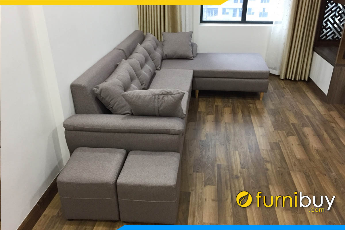 sofa phong khach gia duoi 7 trieu dong dep dang goc chu l boc ni