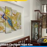 Tranh treo phong khach cho nguoi menh kim