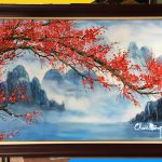 Tranh son dau tang khai truong cua hang cong ty hong phat