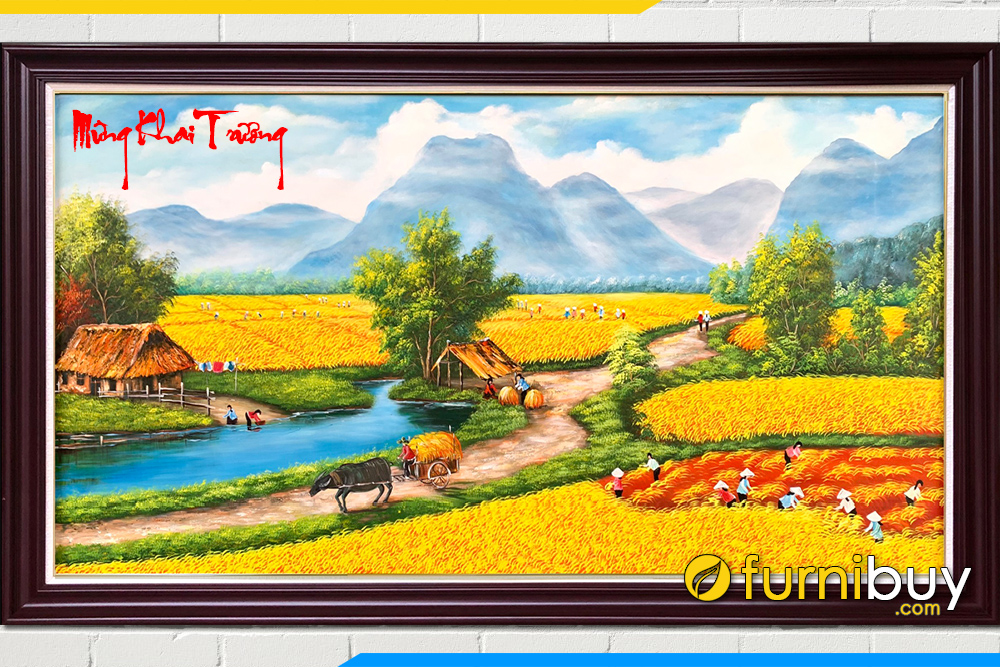 Tranh son dau tang khai truong vu mua boi thu