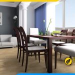 Cách chọn kích thước chiều cao bàn ăn gia đình chuẩn xác từ Furnibuy