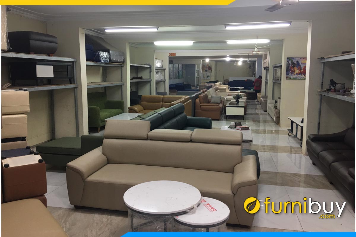 cua hang mua sofa phong khach o ha noi trung bay nhieu mau ghe sofa