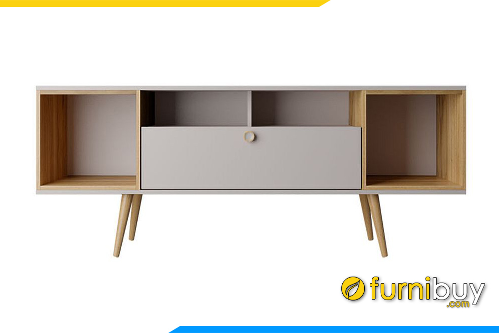 hình ảnh Mẫu kệ tivi gỗ công nghiệp kiểu mới đẹp FBK1049