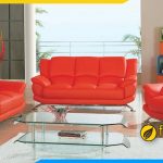 Mẫu sofa phòng giám đốc màu đỏ đẹp sang trọng mới nhất