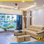 ghe sofa goc chu l mau be ke phong khach chung cu cao cap