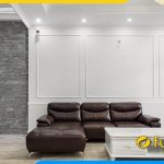 ghe sofa goc chu l mau nau cafe boc da cao cap ke phong khach