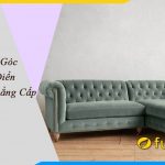 ghe sofa goc tan co dien boc ni nhung cao cap