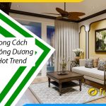 ghe sofa phong cach indochine dong duong ke phong khach dep