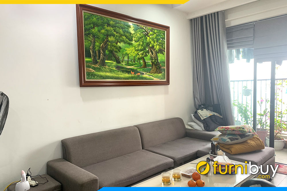 Tranh treo tuong phong khach rung cay hop menh moc tsd 626