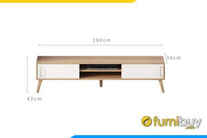 Kich thuoc ke tivi 1m8 go ep 2 ngan giua FB TUTV 120