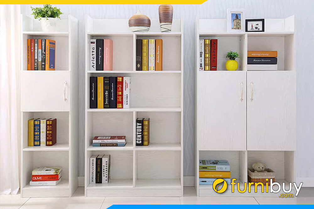 bộ 3 tủ sách cỡ lớn cho gia đình fb ks210