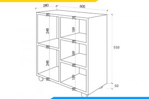 Kệ sách đẹp giá rẻ FB KS173