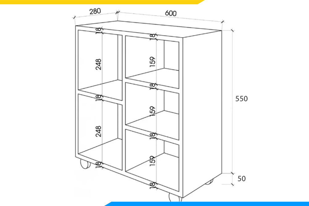 Kệ sách đẹp giá rẻ FB KS173